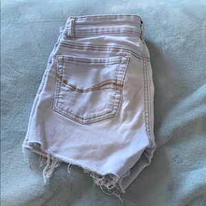 Light Blue Short Shorts